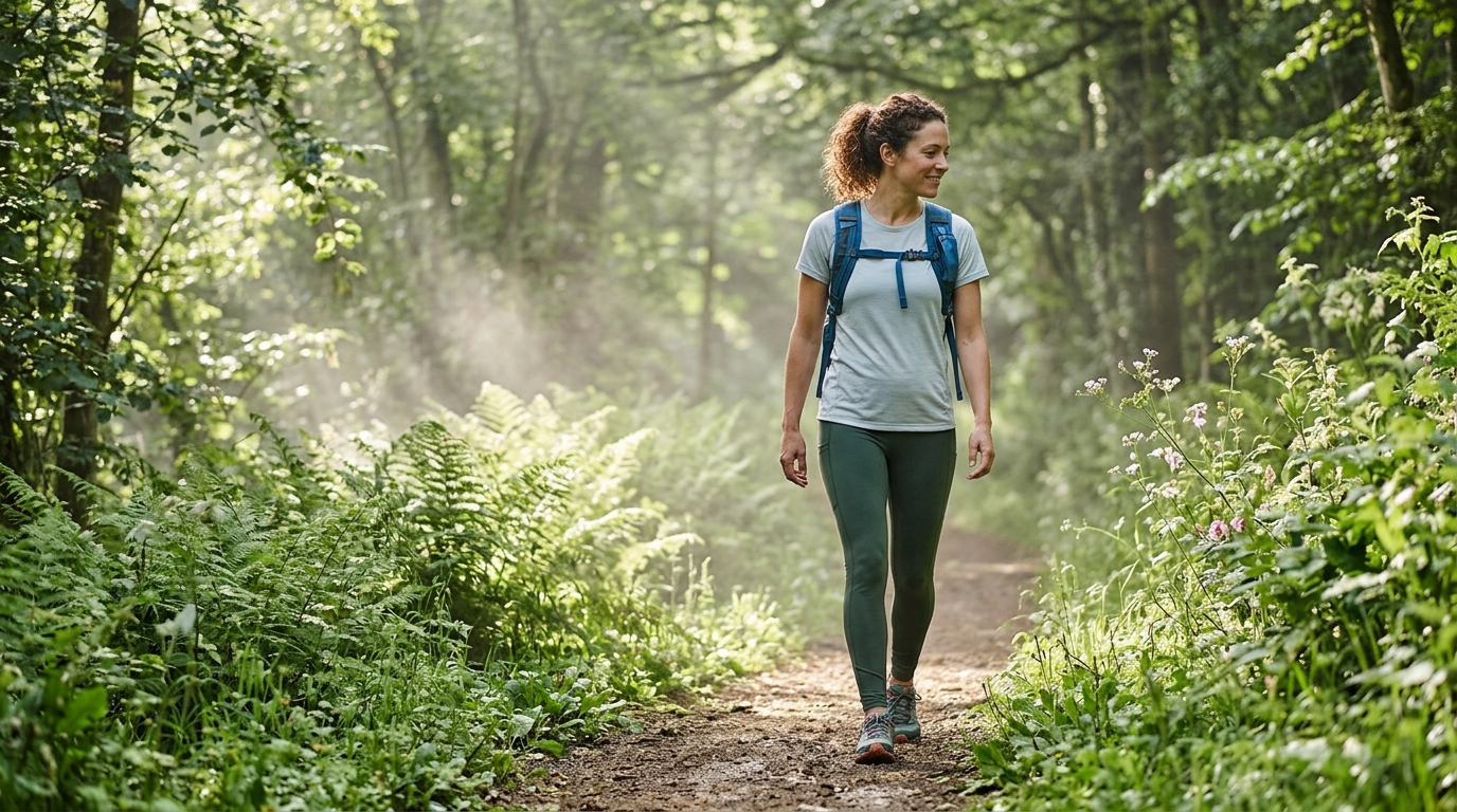 Pravidelná chůze v přírodě jako wellness rutina